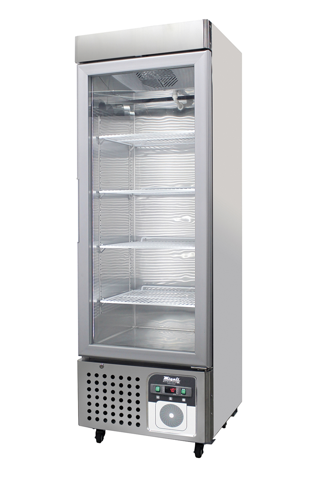 medical refrigerator single glass door